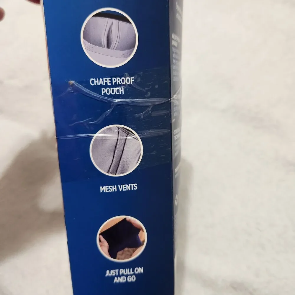 Jockey Long leg boxer briefs Size Large 3pcs!!  Cotton Long Leg Boxers.  New